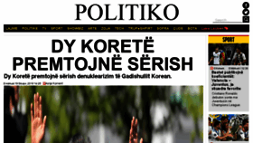 What Politiko.net website looked like in 2018 (5 years ago)
