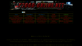 What P2000-online.net website looked like in 2018 (5 years ago)