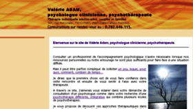 What Psy-paris-adam.com website looked like in 2018 (5 years ago)