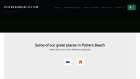What Potrerobeach.com website looked like in 2018 (5 years ago)