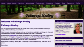 What Pathwayshealing.com website looked like in 2018 (5 years ago)