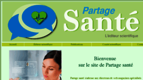 What Partage-sante.com website looked like in 2018 (5 years ago)