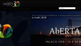 What Portal.uab.pt website looked like in 2018 (5 years ago)