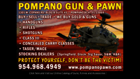 What Pompanopawn.com website looked like in 2018 (5 years ago)