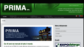 What Prima-italy.com website looked like in 2018 (5 years ago)