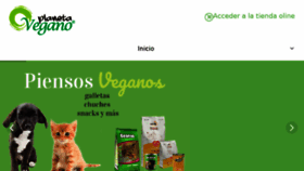 What Planetavegano.com website looked like in 2018 (5 years ago)