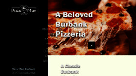 What Pizzamanla.com website looked like in 2018 (5 years ago)