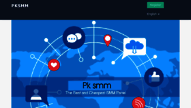 What Pksmm.com website looked like in 2018 (5 years ago)