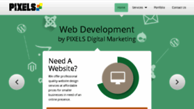 What Pixelsga.com website looked like in 2018 (5 years ago)