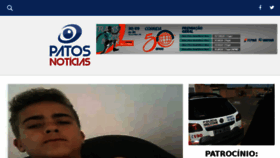 What Patosnoticias.com.br website looked like in 2018 (5 years ago)
