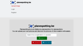 What Planespotting.be website looked like in 2018 (5 years ago)