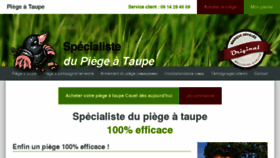 What Piege-a-taupe.com website looked like in 2018 (5 years ago)