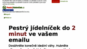 What Pestryjidelnicek.cz website looked like in 2018 (5 years ago)