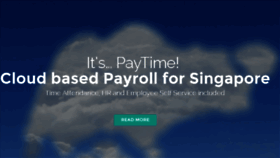 What Paytime.com.sg website looked like in 2018 (5 years ago)