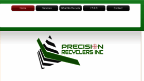 What Precisionrecyclers.com website looked like in 2018 (5 years ago)
