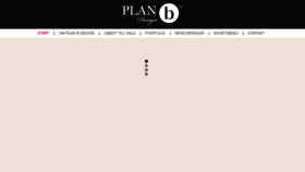 What Planbdesign.se website looked like in 2018 (5 years ago)