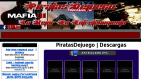 What Piratasdejuego.com website looked like in 2018 (5 years ago)