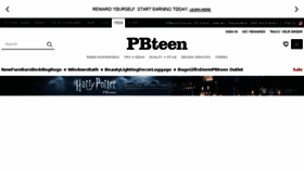 What Pbteen.com website looked like in 2018 (5 years ago)