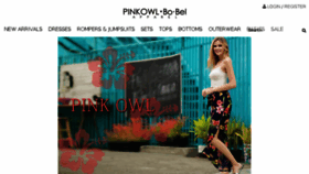 What Pinkowlapparel.com website looked like in 2018 (5 years ago)