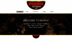 What Padriacafe.com website looked like in 2018 (5 years ago)
