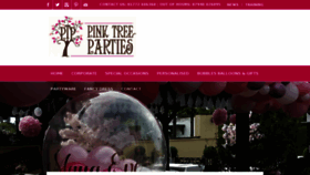 What Pinktreeparties.co.uk website looked like in 2018 (5 years ago)