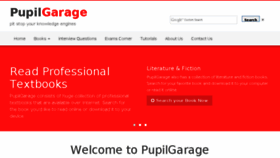 What Pupilgarage.com website looked like in 2018 (5 years ago)