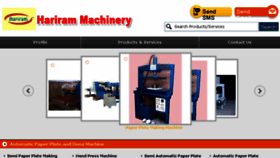 What Paperplatemakingmachines.com website looked like in 2018 (5 years ago)