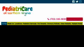 What Pediatricare.com website looked like in 2018 (5 years ago)
