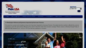 What Pmausainc.com website looked like in 2018 (5 years ago)