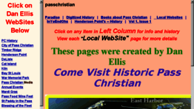 What Passchristian.net website looked like in 2018 (5 years ago)