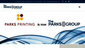 What Parksprinting.com website looked like in 2018 (5 years ago)