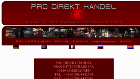 What Pro-direkt-handel.de website looked like in 2018 (5 years ago)