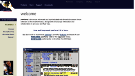 What Panfora.com website looked like in 2018 (6 years ago)