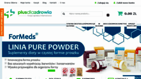 What Plusdlazdrowia.pl website looked like in 2018 (5 years ago)