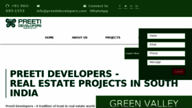 What Preetidevelopers.com website looked like in 2018 (5 years ago)