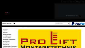 What Pro-lift-montagetechnik.com website looked like in 2018 (5 years ago)