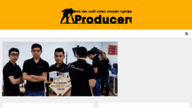 What Producer.vn website looked like in 2018 (5 years ago)