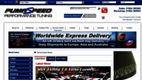 What Pumaspeed.co.uk website looked like in 2018 (5 years ago)