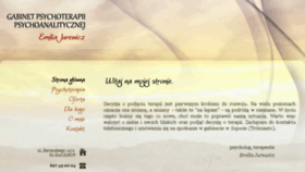 What Psycholog-sopot.pl website looked like in 2018 (5 years ago)