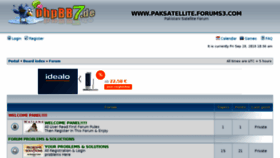 What Paksatellite.forums3.com website looked like in 2018 (5 years ago)