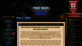 What Pbotwars.com.br website looked like in 2018 (5 years ago)