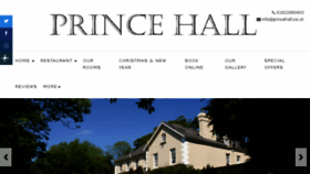 What Princehall.co.uk website looked like in 2018 (5 years ago)