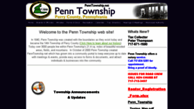 What Penntownship.net website looked like in 2018 (5 years ago)