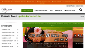 What Polen-kur-reisen.de website looked like in 2018 (5 years ago)