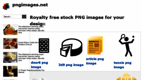 What Pngimages.net website looked like in 2018 (5 years ago)