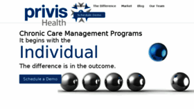 What Privishealth.com website looked like in 2018 (5 years ago)