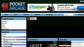 What Pocket-arcade.com website looked like in 2011 (12 years ago)