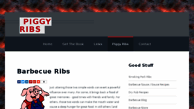 What Piggyribs.com website looked like in 2018 (5 years ago)