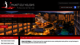 What Phuketgolfholidays.com website looked like in 2018 (5 years ago)