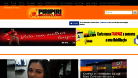 What Piripiri40graus.com website looked like in 2018 (5 years ago)